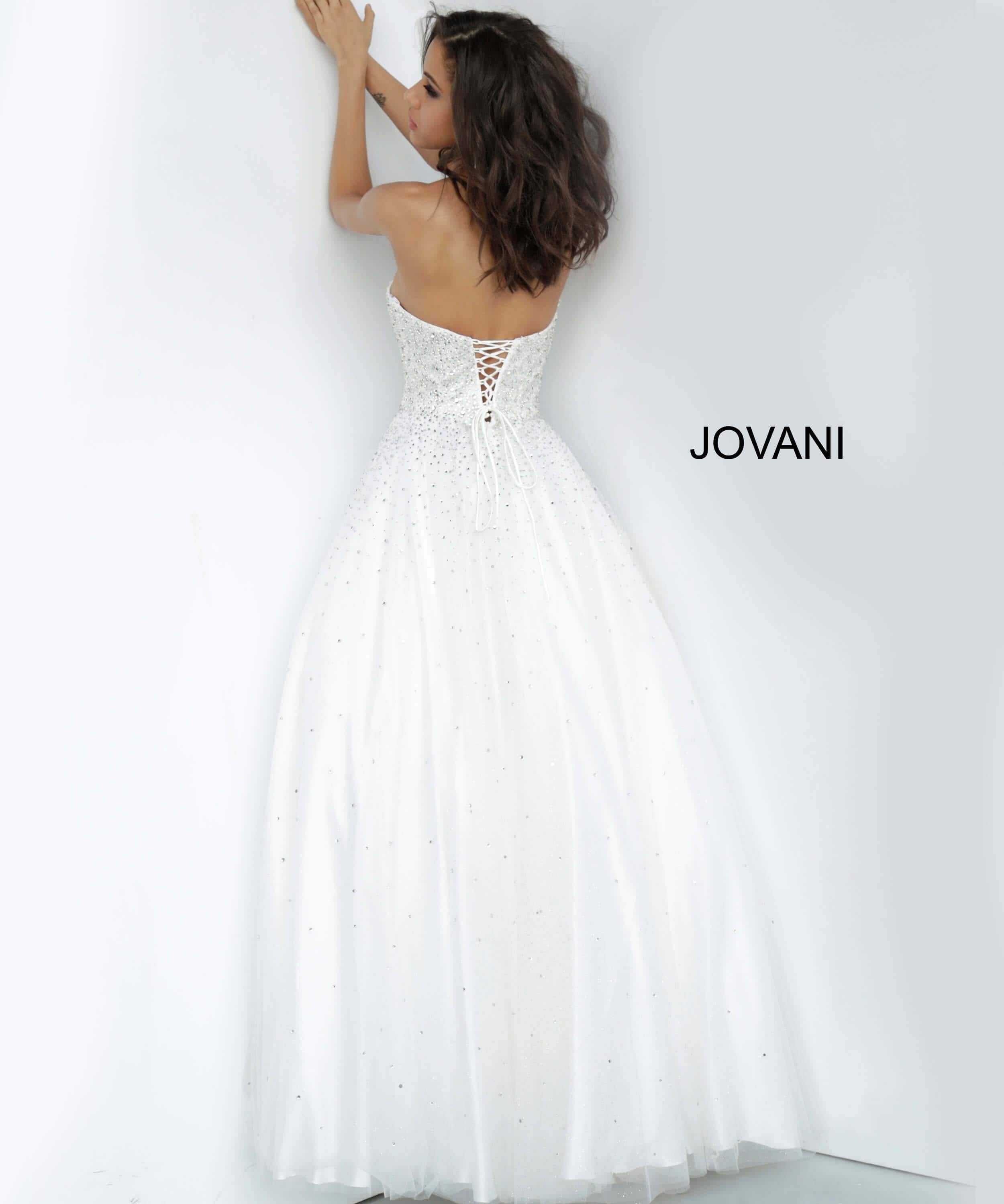 Jovani, Jovani 65664 Robe de bal longue sans bretelles