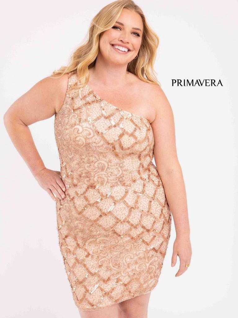 Primavera Couture, Primavera Couture Robe courte ajustée grande taille 3885