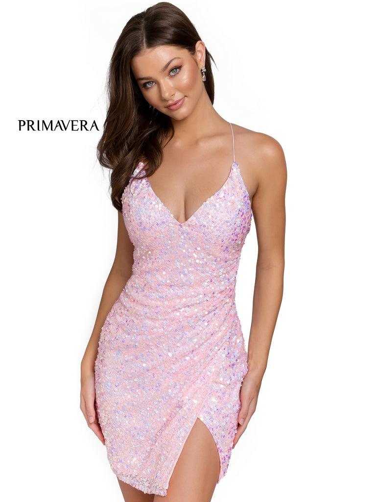 Primavera Couture, Primavera Couture Robe de bal courte ajustée sexy 3891