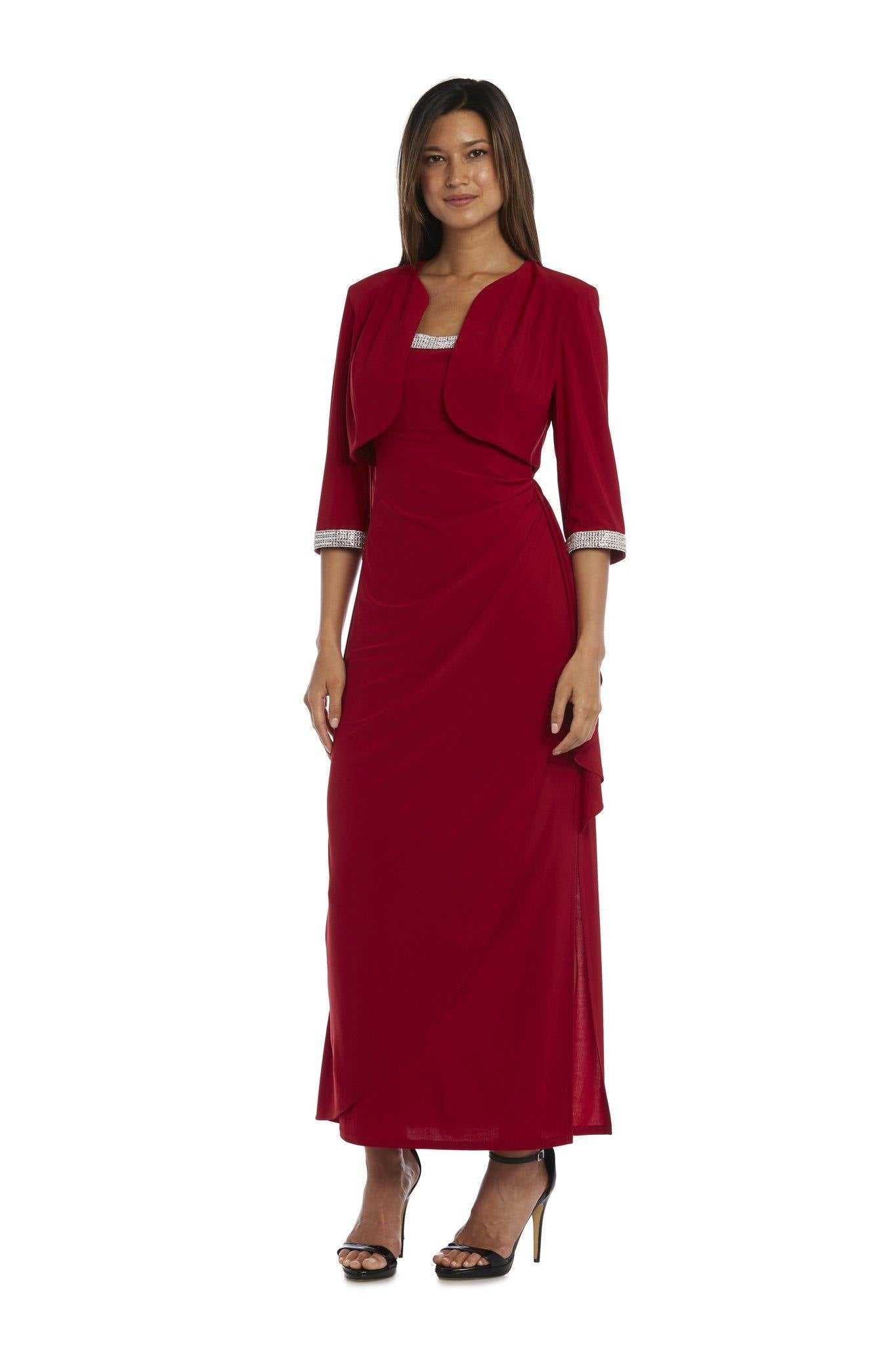 R&M Richards, R&M Richards 3808 Ensemble robe de soirée et veste courte