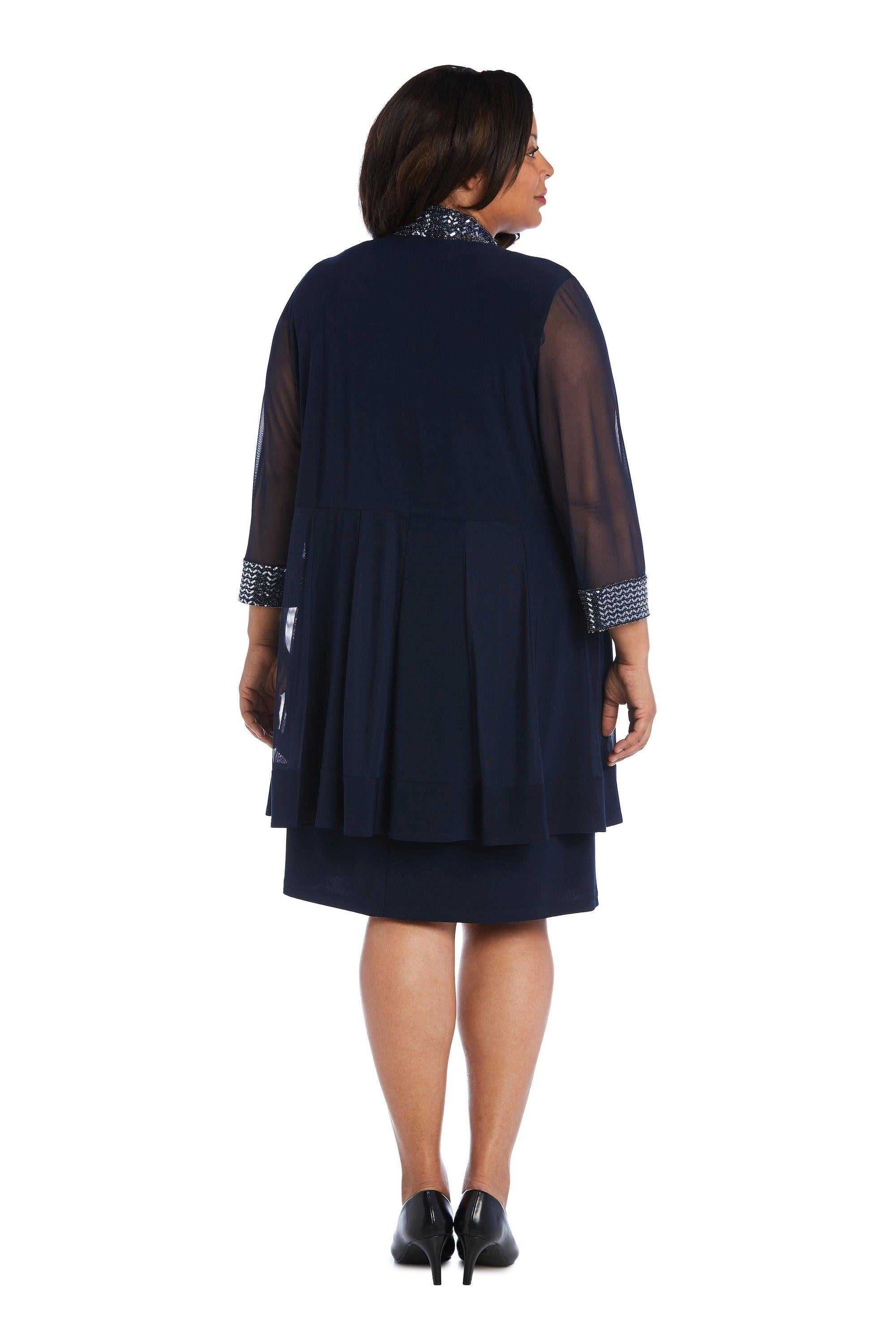 R&M Richards, R&M Richards 5327W Robe veste courte grande taille Vente