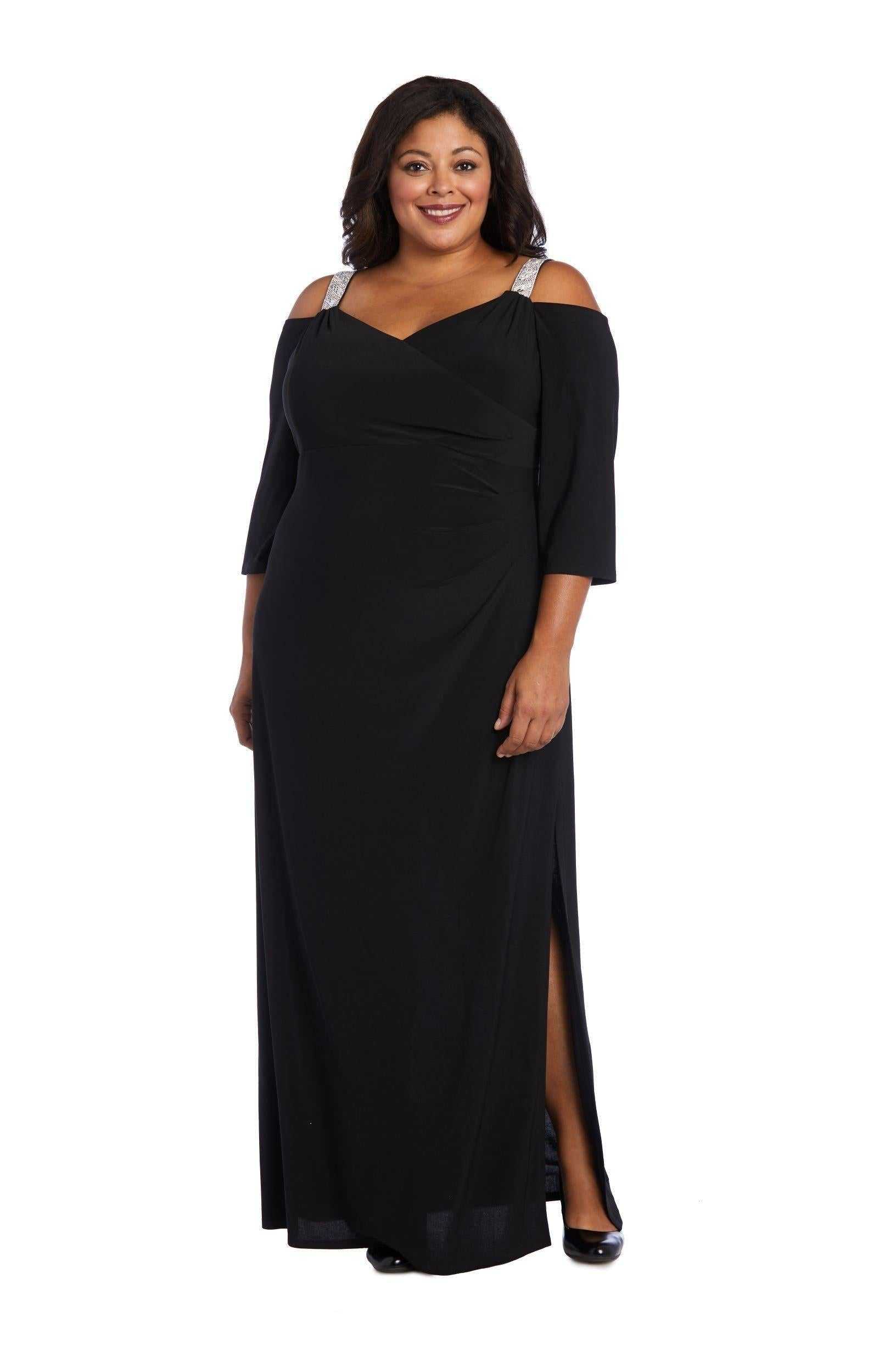 R&M Richards, R&M Richards 5659W Robe longue formelle grande taille Vente