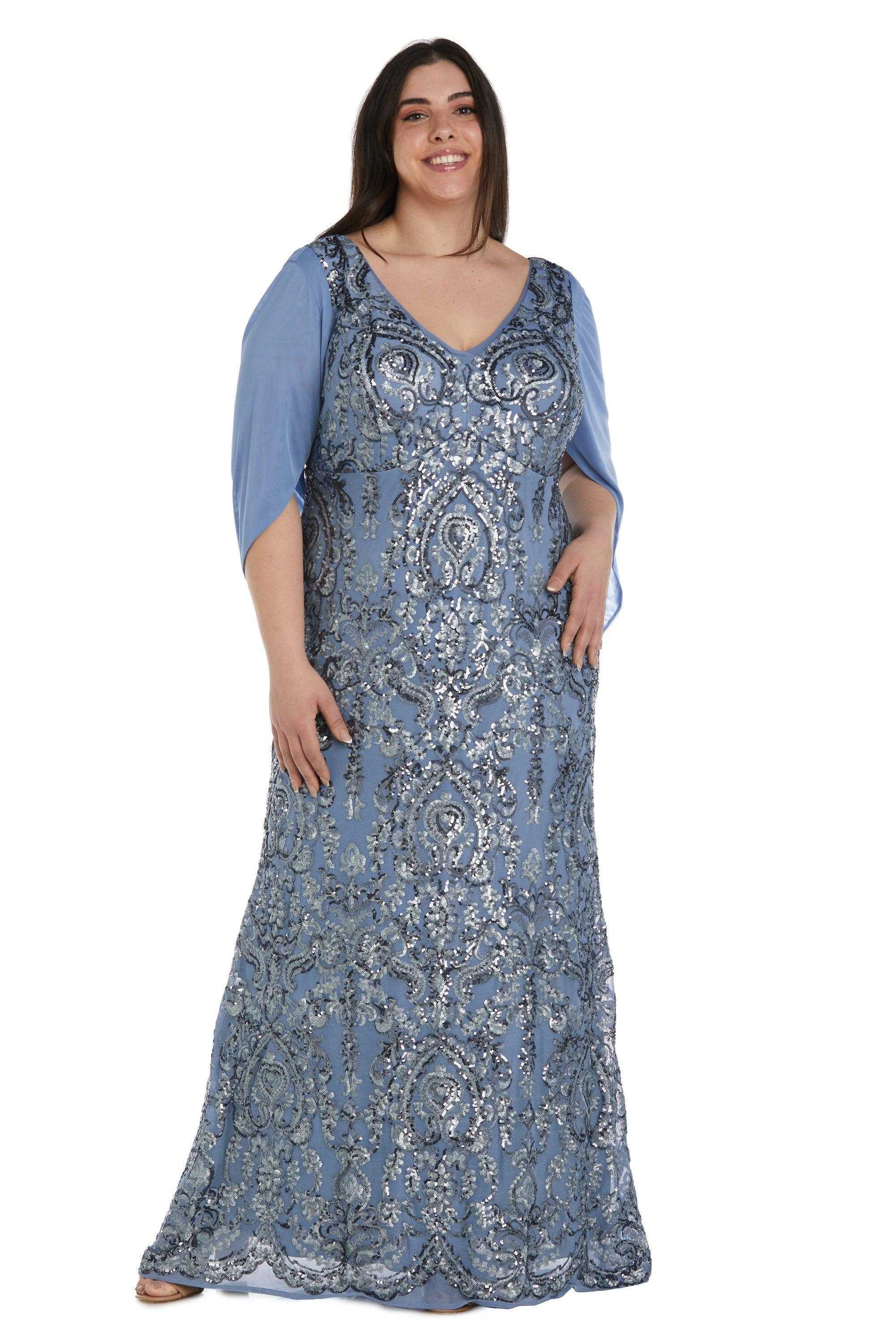 R&M Richards, R&M Richards 5909W Robe formelle longue grande taille Vente