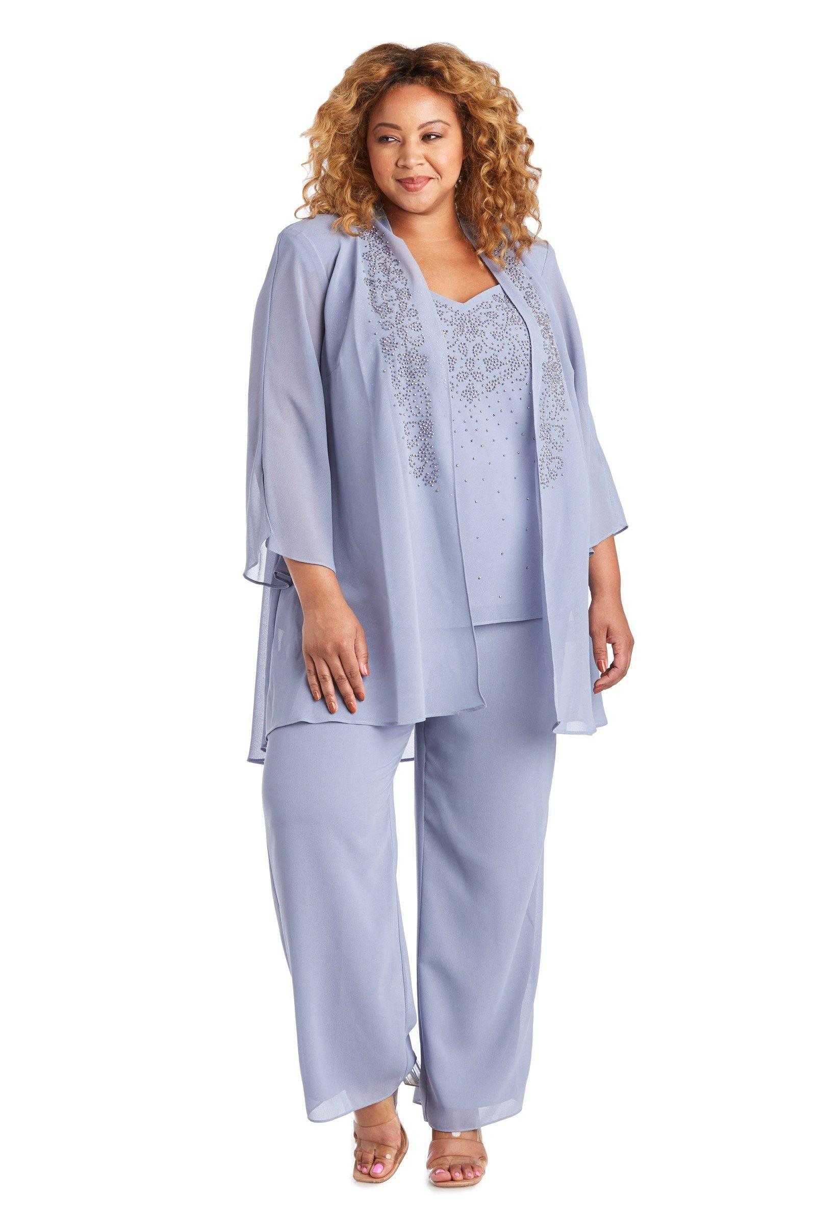 R&M Richards, R&M Richards 7216W Taille Plus Veste Pantalon Costume Seulement Blouse Et Veste Vente