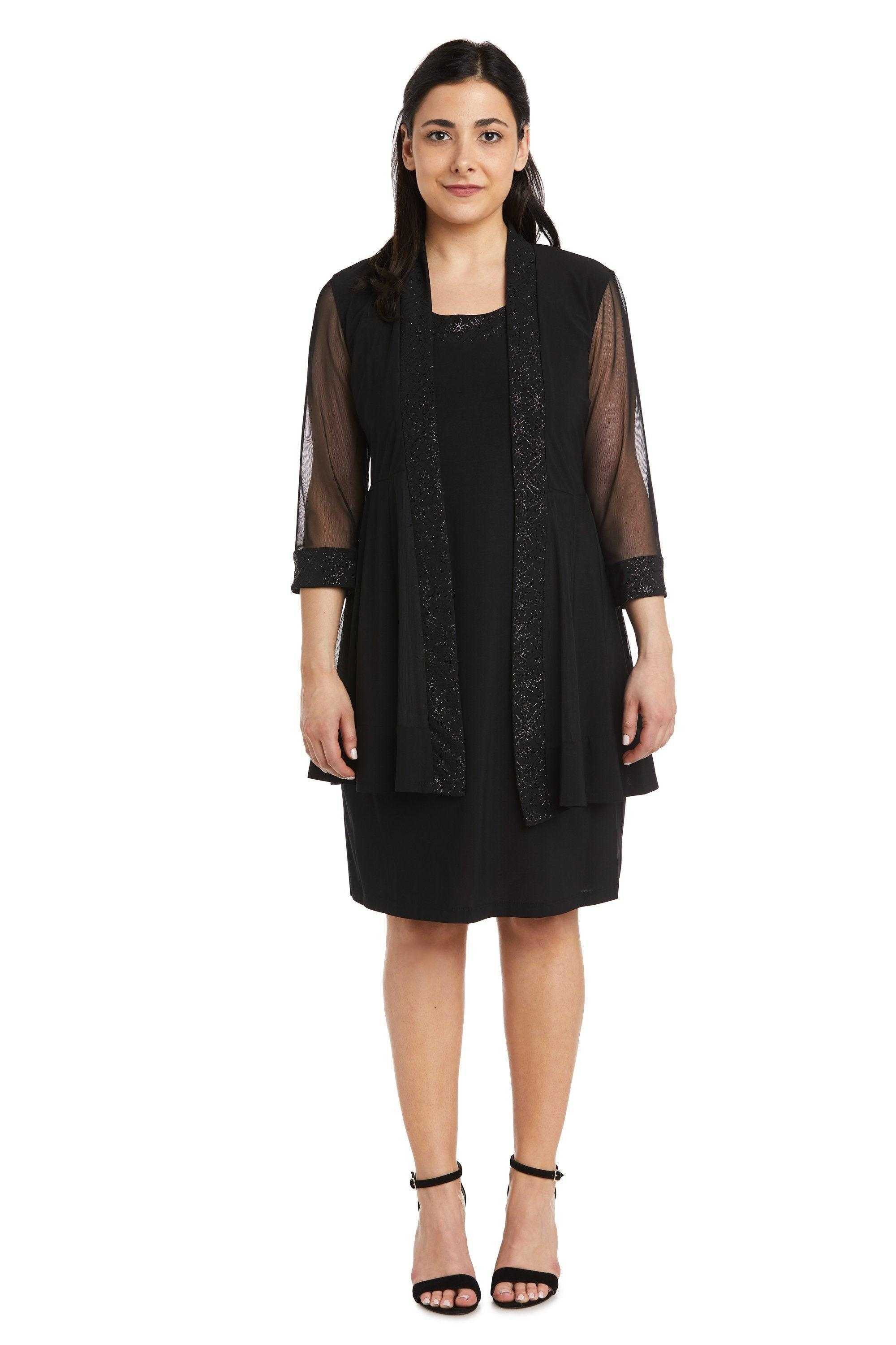 R&M Richards, R&M Richards 8993P Robe veste courte Petite Vente