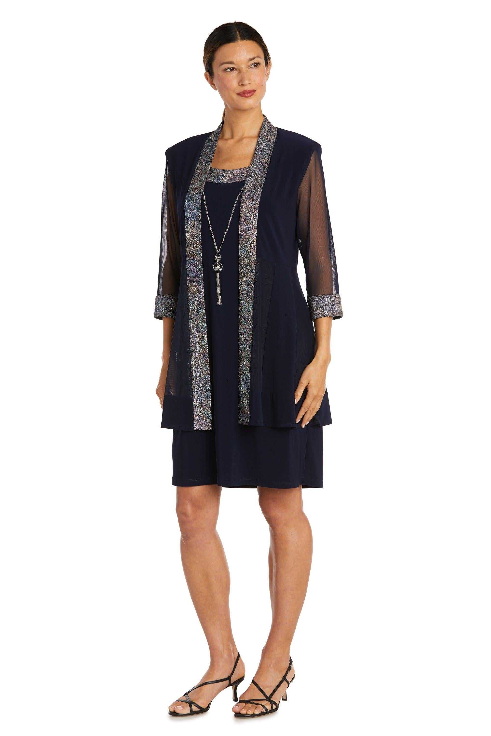 R&M Richards, R&M Richards 9147P Robe courte avec petite veste