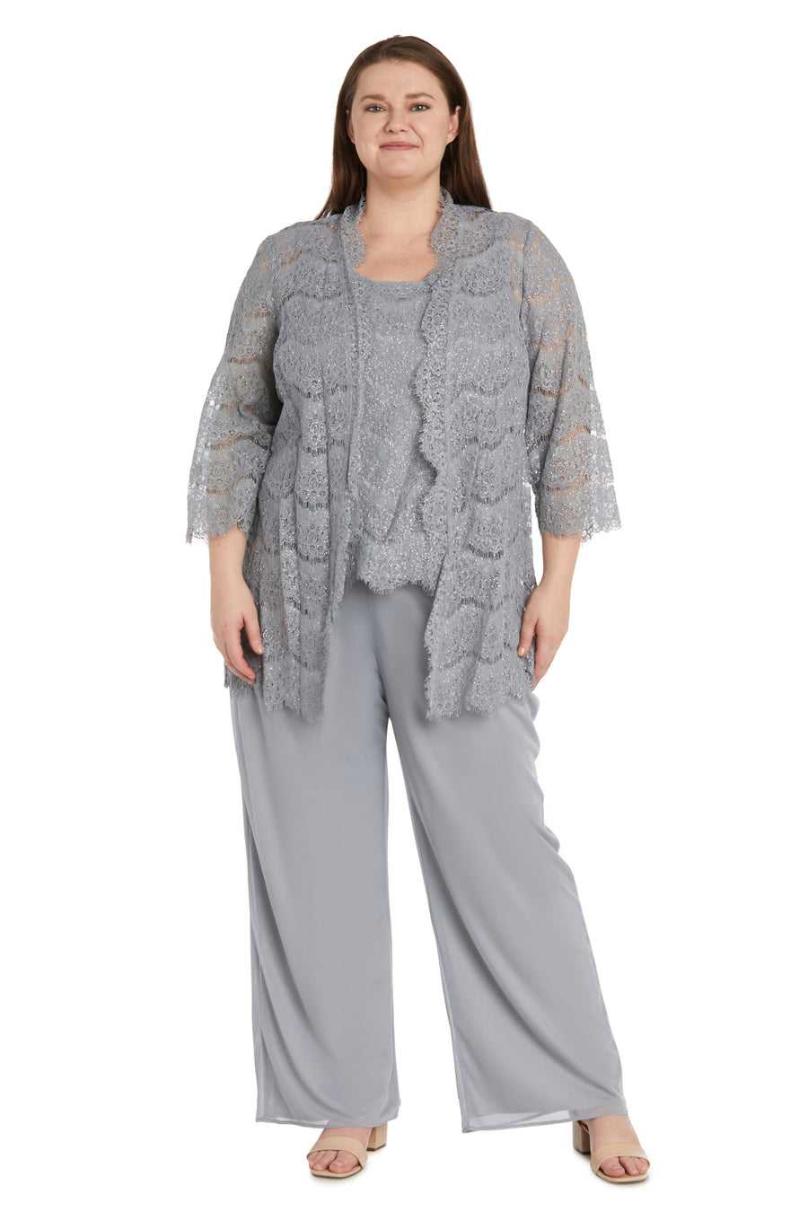 R&M Richards, R&M Richards 9846W Costume veste et pantalon formel grande taille