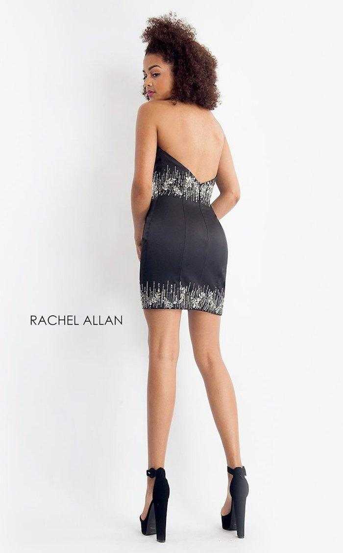 Rachel Allan, Rachel Allan Homecoming Robe courte sans bretelles 4696