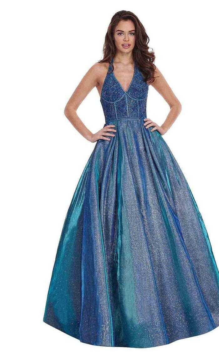 Rachel Allan, Rachel Allan Prom Halter longue robe de bal 6414