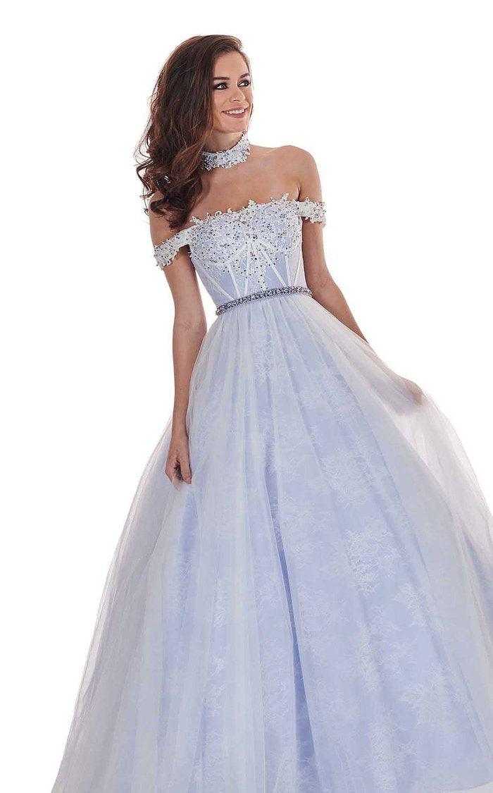 Rachel Allan, Rachel Allan Prom longue robe de bal à épaules dénudées 6516