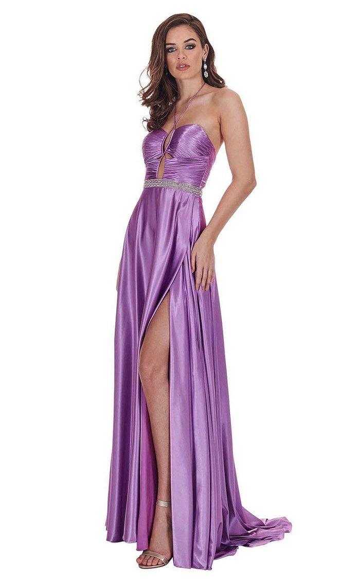 Rachel Allan, Rachel Allan Prom longue robe de bal formelle licou 6521