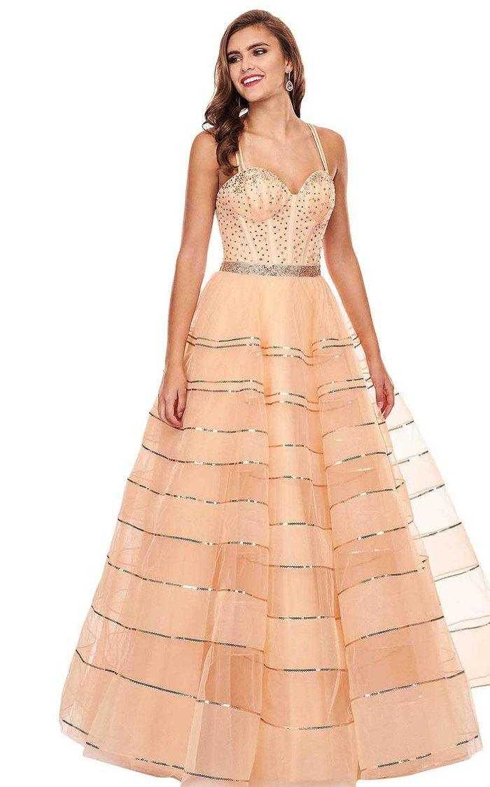 Rachel Allan, Rachel Allan Prom longue robe de bal perlée 6576