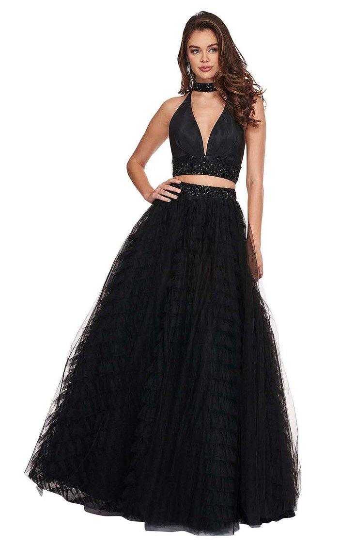 Rachel Allan, Rachel Allan Prom longue robe de bal perlée licou 6524