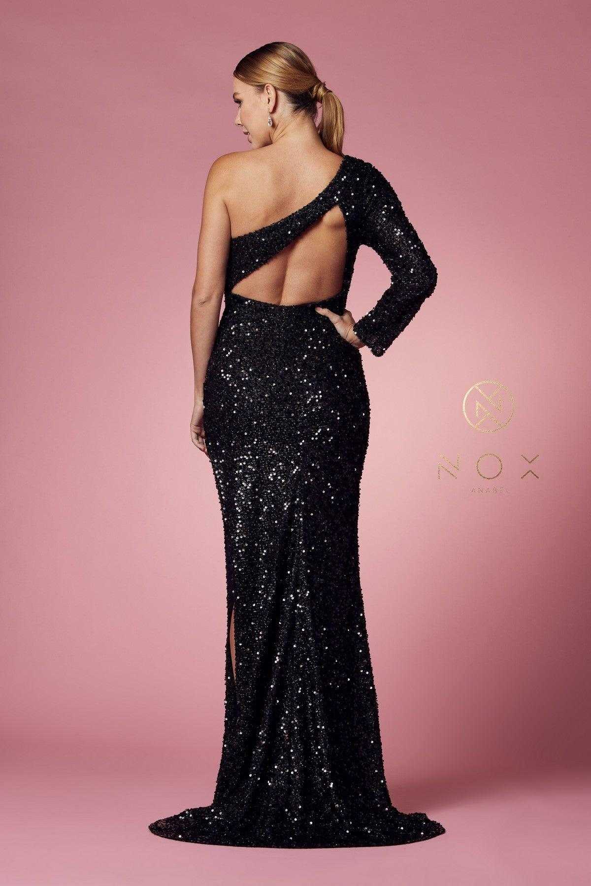 Nox Anabel, Robe de bal longue sexy à une épaule