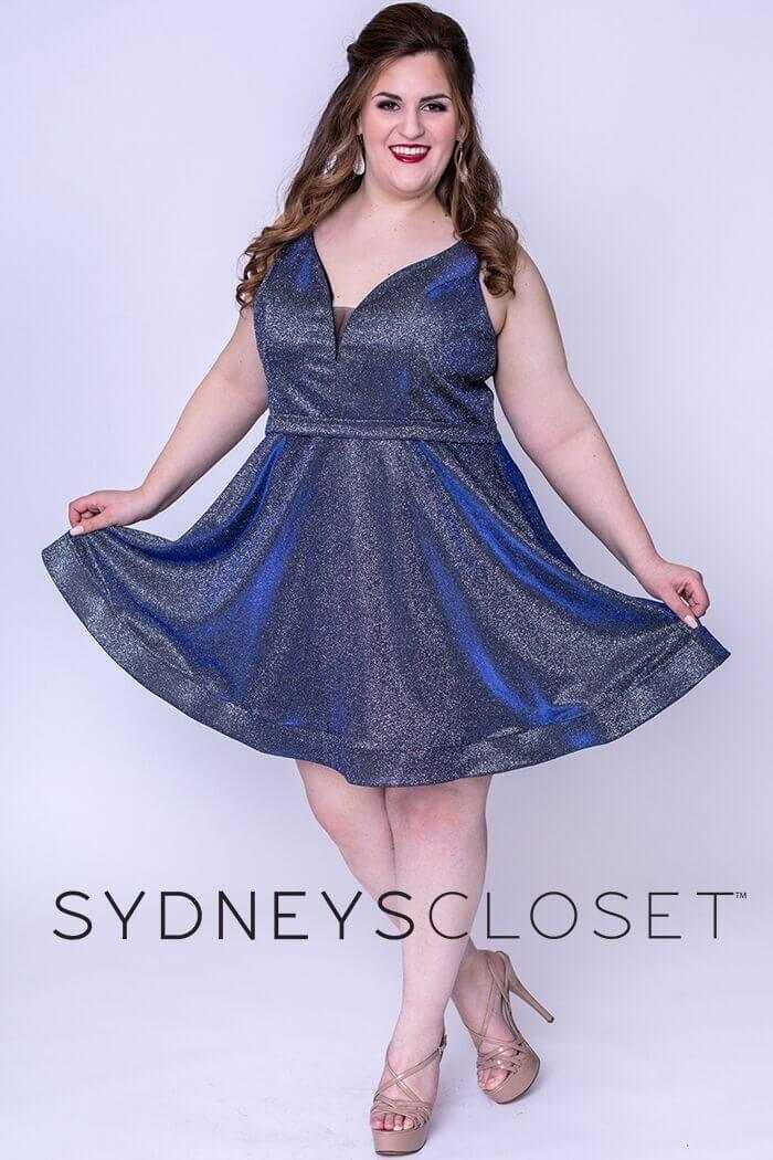 Le placard de Sydney, Robe de soirée courte grande taille Sydneys Closet