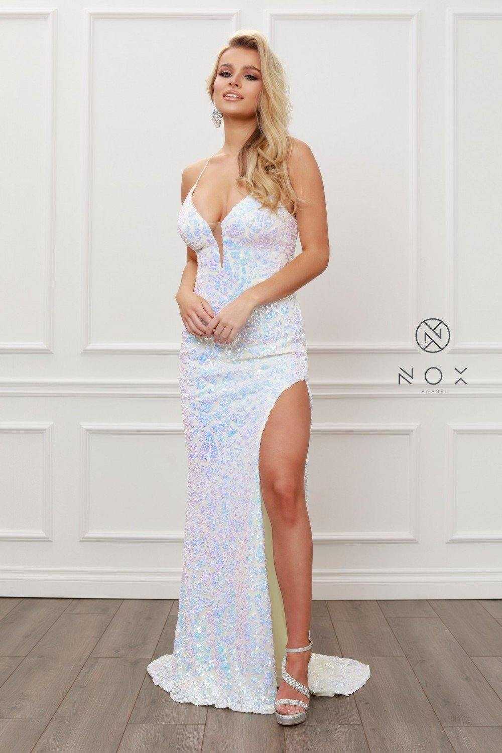 Nox Anabel, Robe sirène longue sexy dos ouvert