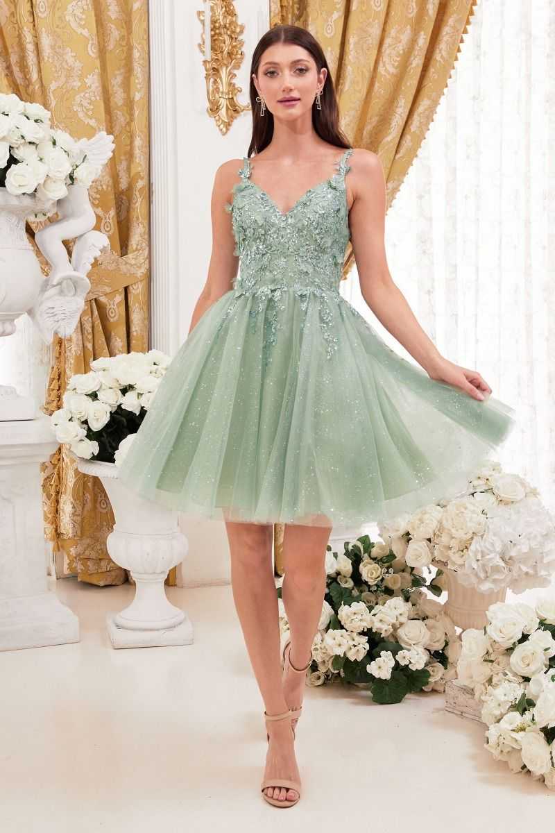 Cendrillon Divine, Sage 3X Cinderella Divine 9245 Robe de soirée sans manches Vente