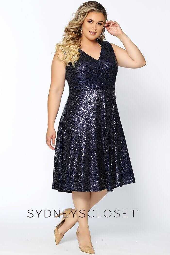 Le placard de Sydney, Sydneys Closet - Robe de bal de fin d'année courte grande taille Soldes