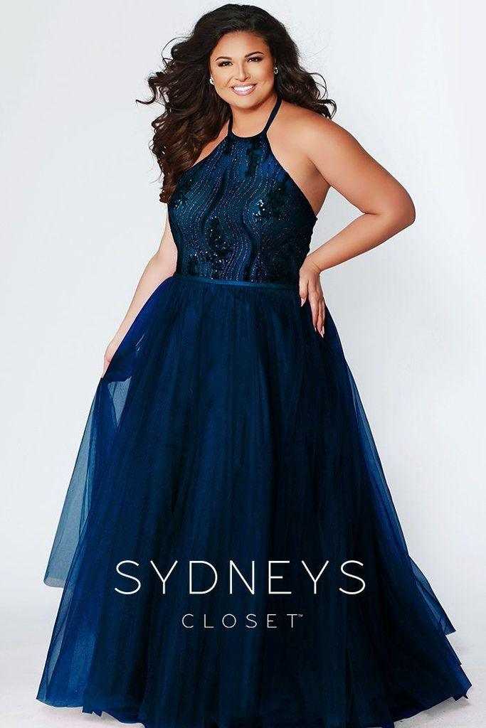 Le placard de Sydney, Sydneys Closet - Robe de bal longue à col licou, grande taille