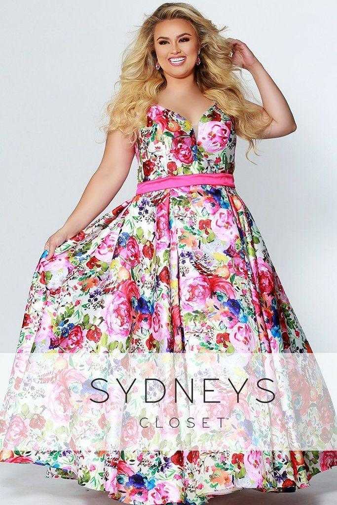 Le placard de Sydney, Sydneys Closet - Robe de bal longue à fleurs